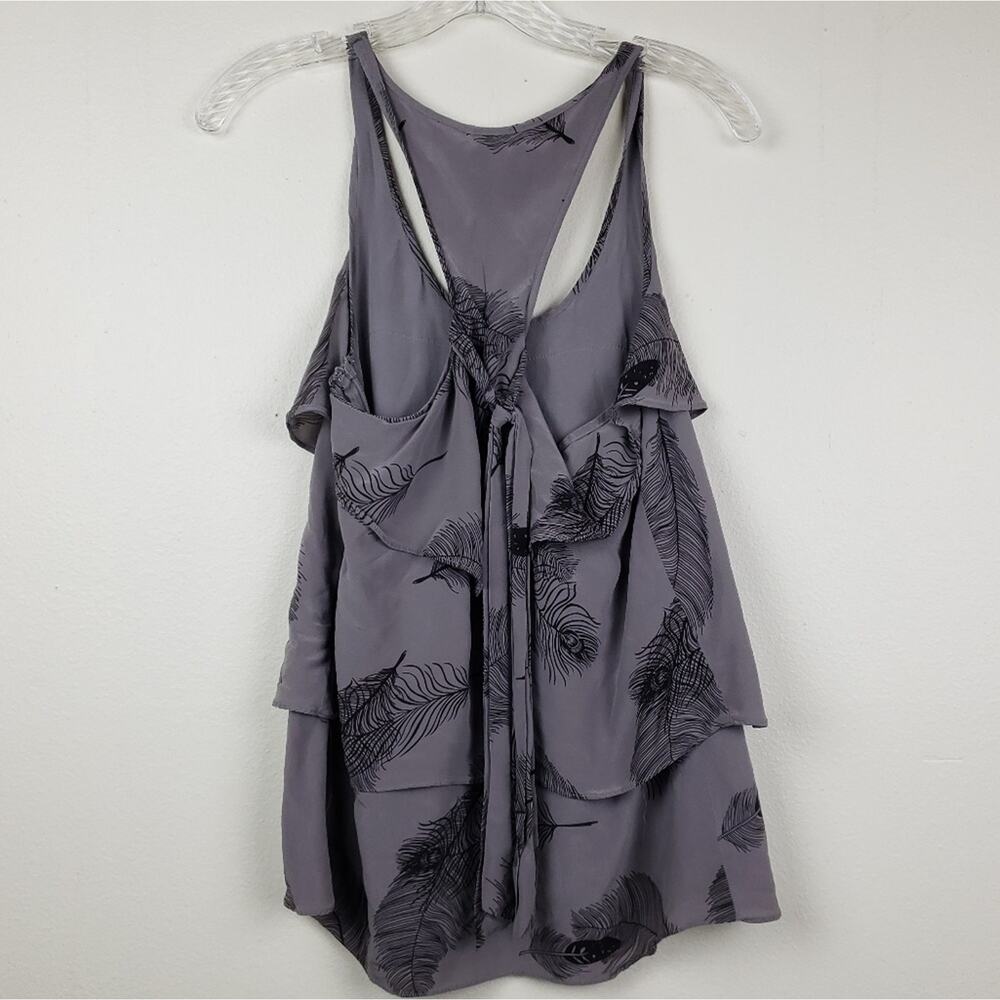 Gemma | Feathered Tiered Racerback Tank, Size M - Picture 3 of 5